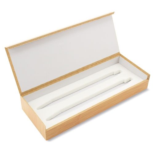 ESTUCHE FINISH BAMBÚ 2 PCS «RONY»Z-4103