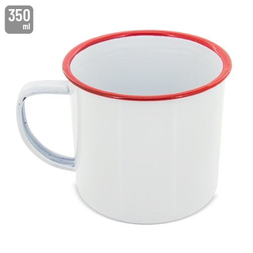 MUG METÁLICA ESMALTADA “RETRO” REBORDEZ-6005