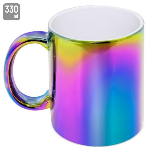 MUG CERAMICA METALIZADA MULTICOLOR «SYBAL»Z-603