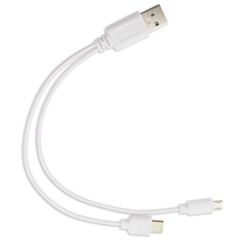 CARGADOR CONEXION MICRO USBREON BLANCOZ-958